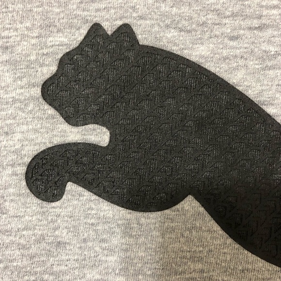 Puma Men T-Shirt XXL Grey Crewneck Short Sleeve Athleisure - Picture 7 of 10